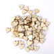 Natural Wooden Hearts Embellishment - (Pack of 100)
